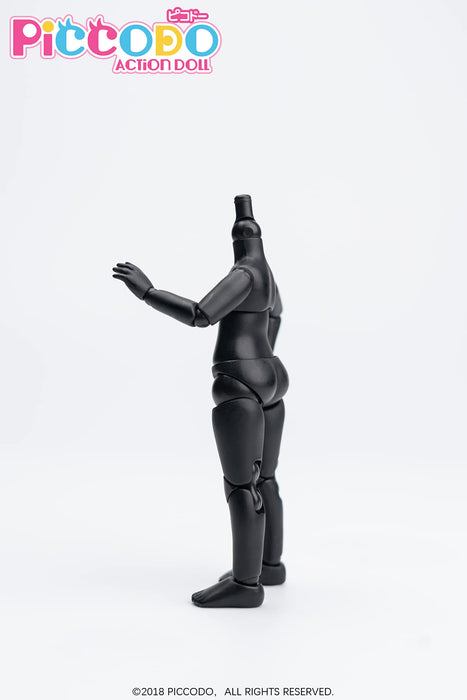 PICCODO BODY8 PLUS Deformed Action Doll Body PIC D003PB Pure Black H95xW40xD12mm_5