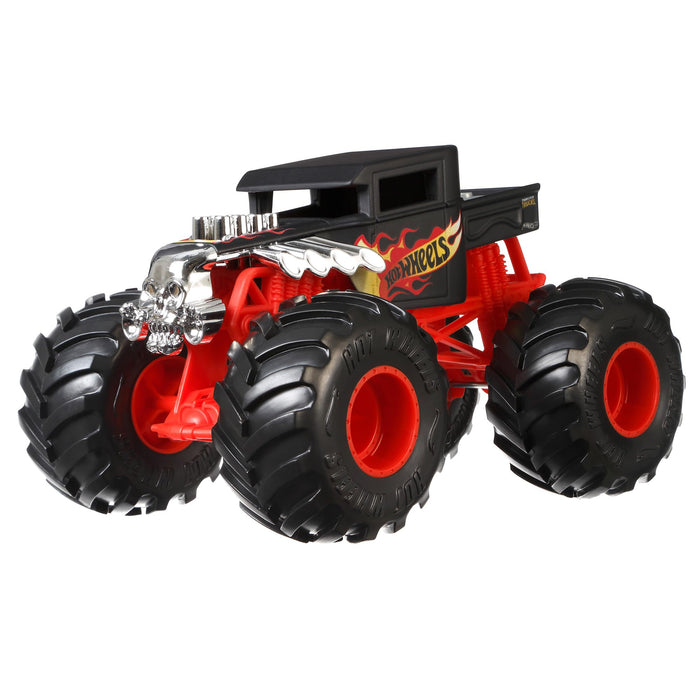 Mattel Hot Wheels Monster Truck Big Size Bone Shaker 1/24 Model Car HNM40 NEW_1