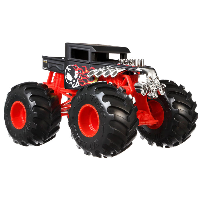 Mattel Hot Wheels Monster Truck Big Size Bone Shaker 1/24 Model Car HNM40 NEW_3