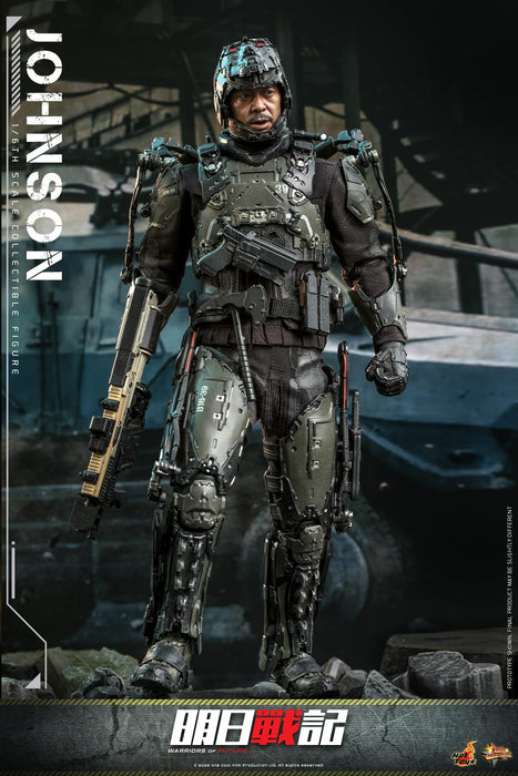 Hot Toys MMS668 Movie Masterpiece Warriors of Future Johnson Figure MMS668 NEW_5
