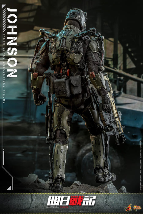 Hot Toys MMS668 Movie Masterpiece Warriors of Future Johnson Figure MMS668 NEW_7