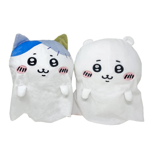 Chiikawa Ghost Sheet Big Plush Doll Set Hachiware & Chiikawa FuRyu Prize NEW_1