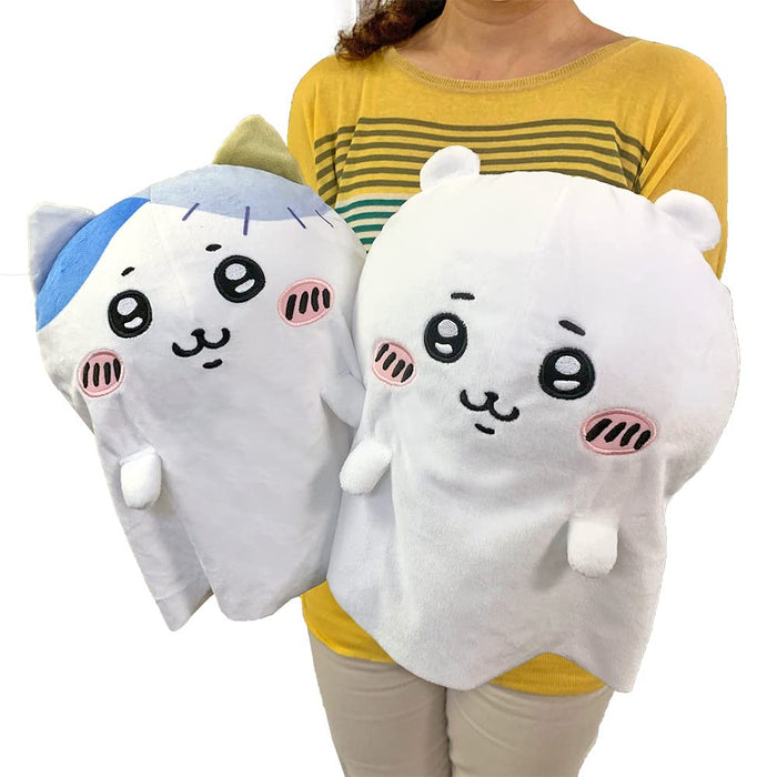 Chiikawa Ghost Sheet Big Plush Doll Set Hachiware & Chiikawa FuRyu Prize NEW_2