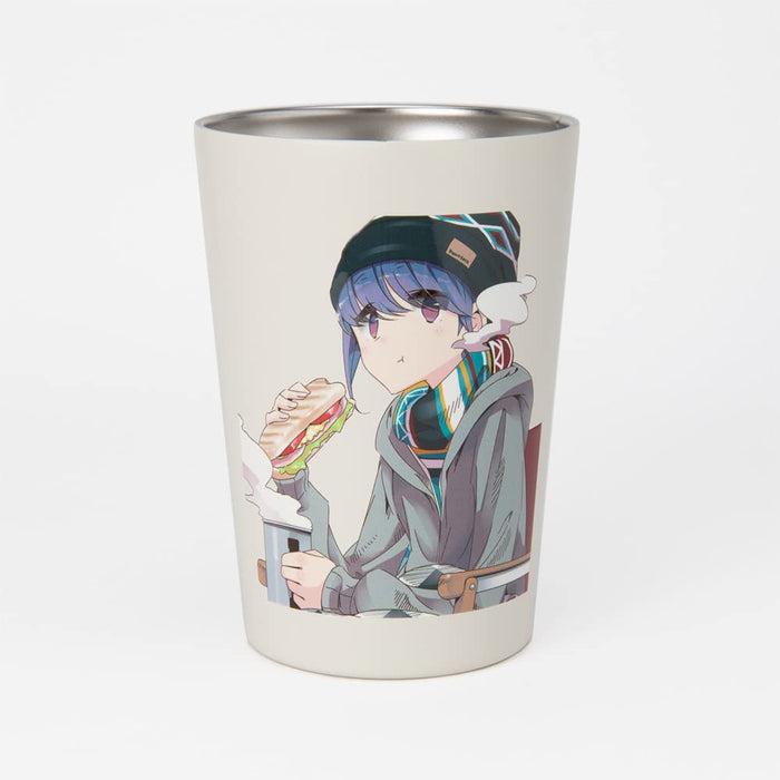 Hobby Stock Laid-Back Camp 2-Way Tumbler Shima Rin 450ml Stainless Steel NEW_2