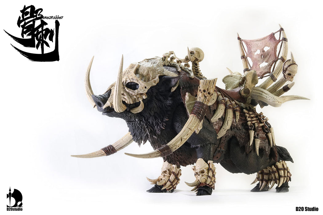 D20studio Battle Boar Bone Stabber Black 1/12 Scale PVC&ABS Action Figure NEW_3