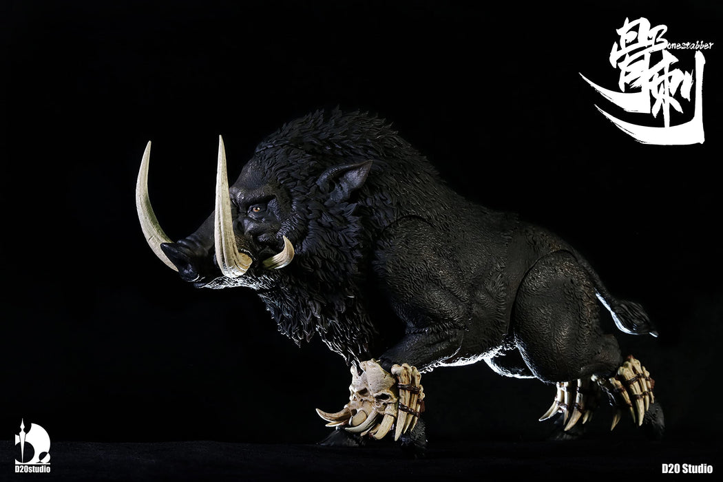 D20studio Battle Boar Bone Stabber Black 1/12 Scale PVC&ABS Action Figure NEW_7