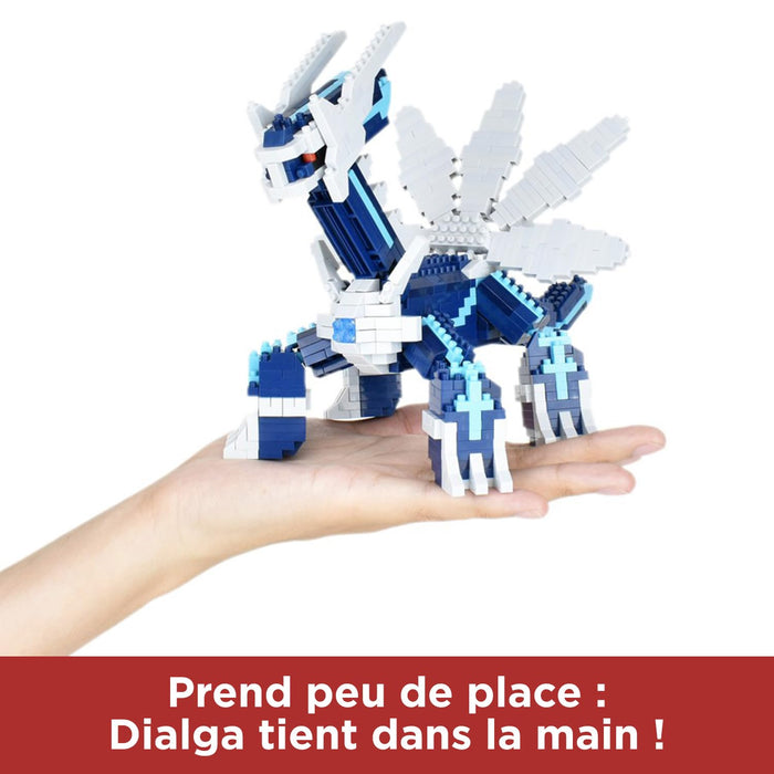 Kawada Pokemon Nanoblock Dialga Deluxe Edition 1020 pcs NBPM_094 Plastic Block_4