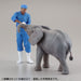 KAIYODO ART PLA Zookeeper & White Rhino Set Unpainted Plastic Model Kit AP006_3