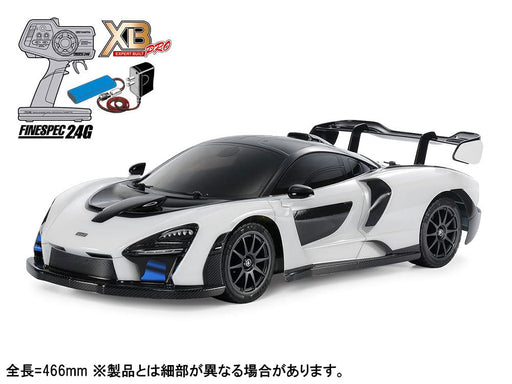 Tamiya 1/10 Scale XB McLaren Senna TT-02 chassis Complete Model with Radio 57936_2