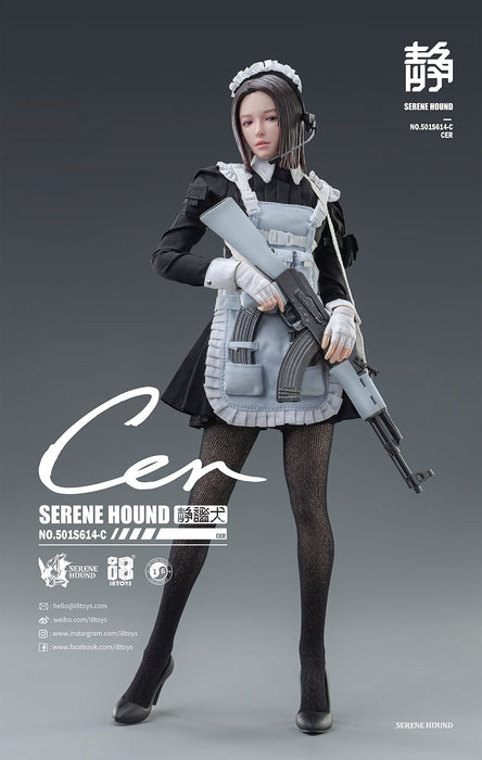 I8TOYS SERENE HOUND Series  501S614-C Cerberus Maid Corps Cell 1/6 Figure NEW_4