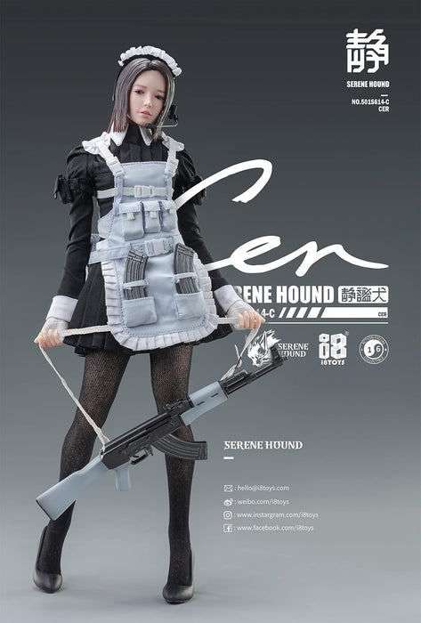 I8TOYS SERENE HOUND Series  501S614-C Cerberus Maid Corps Cell 1/6 Figure NEW_6