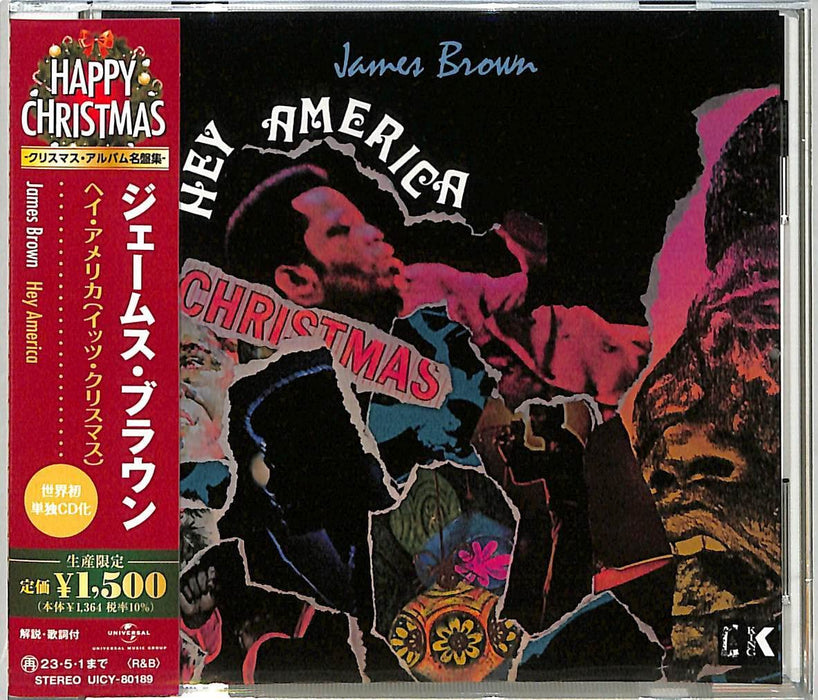 JAMES BROWN HEY AMERICA IT'S CHRISTMAS Limited Edition [CD] Reissue UICY-80189_1