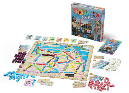 Hobby Japan Board Game Ticket to Ride San Francisco for 8+ 2-4 people Japanese_2