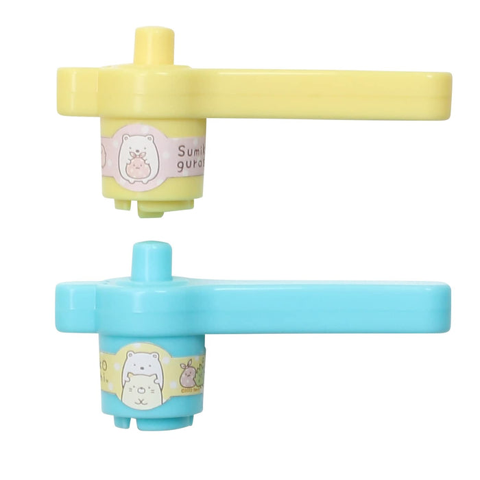 Maruka Sumikko Gurashi Perfect round Spinning Top set 191928 Plastic Toy NEW_3