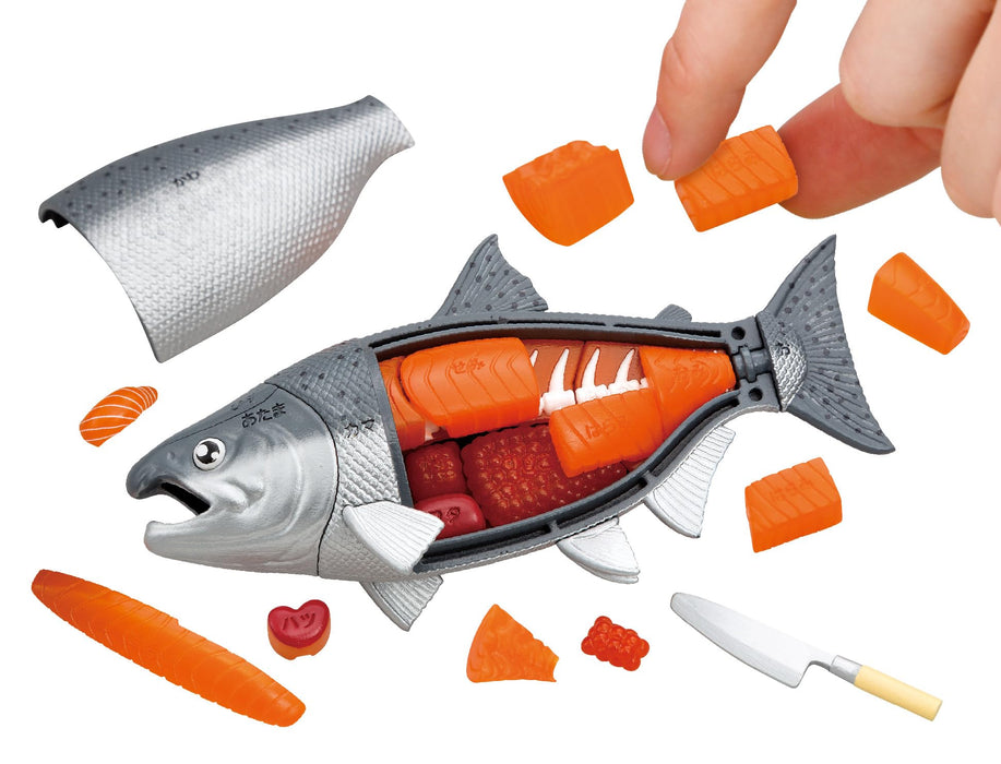 Megahouse Special King Salmon Puzzle Buying Whole Fish Sushi 3D puzzle ‎MGH51710_1