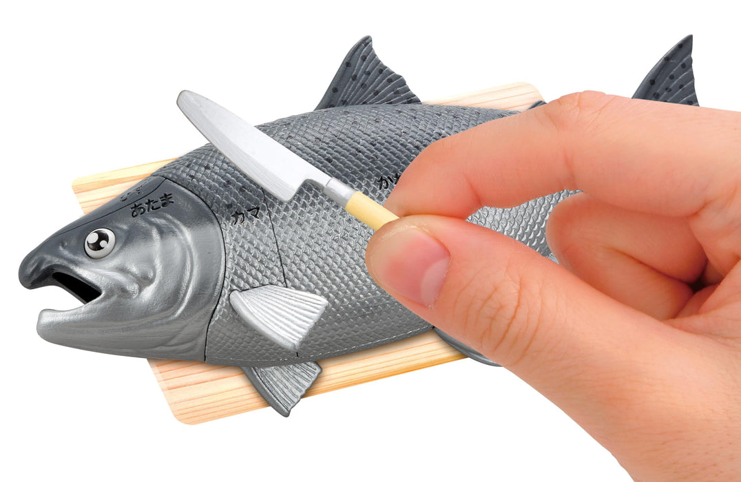 Megahouse Special King Salmon Puzzle Buying Whole Fish Sushi 3D puzzle ‎MGH51710_4