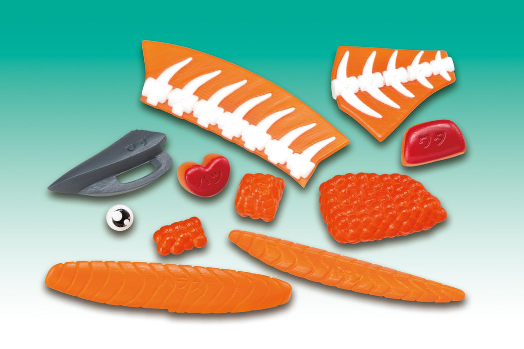 Megahouse Special King Salmon Puzzle Buying Whole Fish Sushi 3D puzzle ‎MGH51710_5