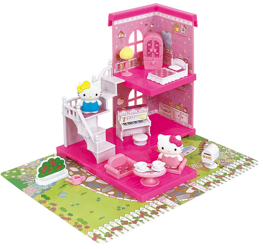 Muraoka Hello Kitty Lovely 2-story House Kitty & Mimie and Doll Furnitures NEW_2