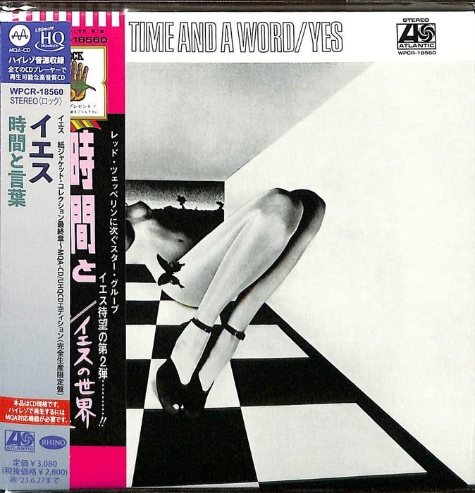 YES Time And A Word 2022 JAPAN MINI LP MQA-CD/UHQCD Limited Edition WPCR18559_1
