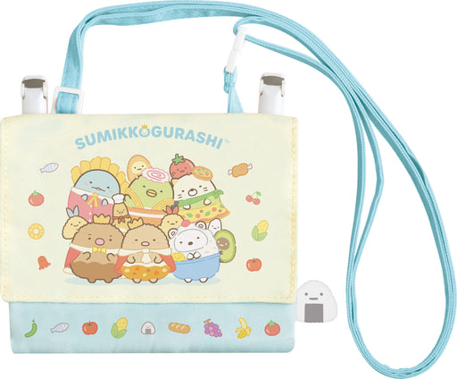 San-X Sumikko Gurashi Welcome! Food Kingdom Multi-Pocket Polyester Pouch CA36201_1