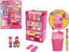 Onoeman Hello Kitty Plastic Toy Vending Machine with Coins, Juice, Trash Can NEW_3