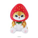 Taito Mofusand Fruits Nyan Strawberry Cat BIG Plush Doll 30cm Polyester NEW_2