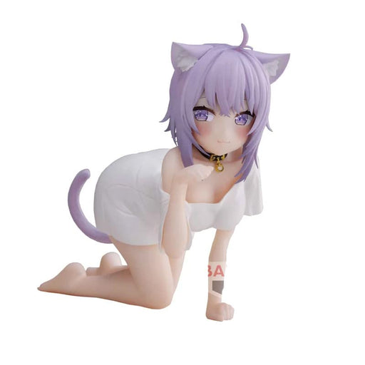 Hololive production Relax time Nekomata Okayu Figure Vtuber Prize BANPRESTO NEW_1