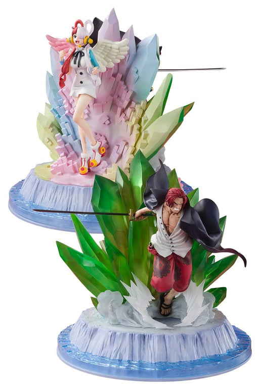 BANDAI One Piece Film Red Figuarts ZERO EXTRA BATTLE SHANKS & UTA figure 64049-9_1