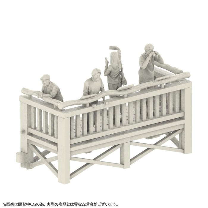 Kaiyodo ART PLA Tourists and African Elephant Set 1/35 Plastic Model Kit AP010_4