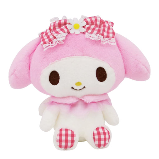 Nakajima Corporation Sanrio Gingham Angel My Melody Plush Doll 180216-23 NEW_1