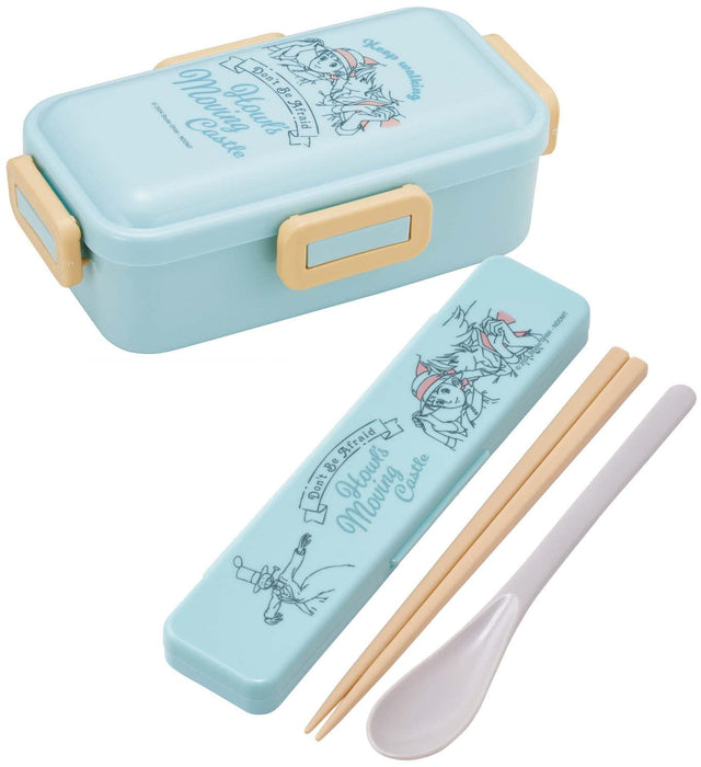 Skater Howl's Moving Castle Lunch Chopsticks Spoon cutlery Set CCS3SAAG-A NEW_7