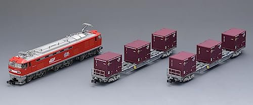 TOMIX N gauge 98485 JR EF510-0 Class Container Train Set 3-cars Model Train NEW_2