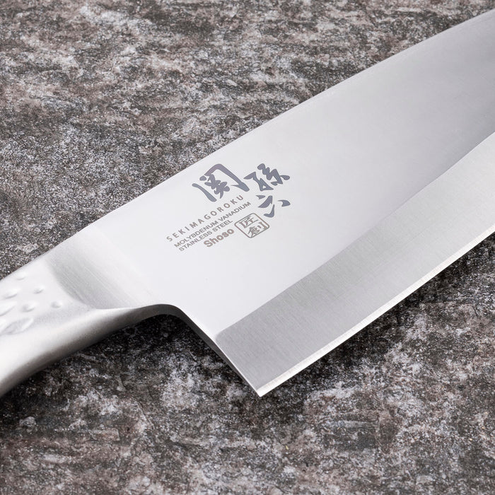 KAI Seki Magoroku Shoso Deba Knife All stainless 180mm dishwasher-safe AK1132_3