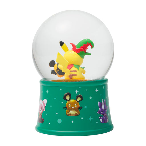 Pokemon Center Original Snow Globe Pokemon Christmas Toy Factory 12x8x8cm NEW_2