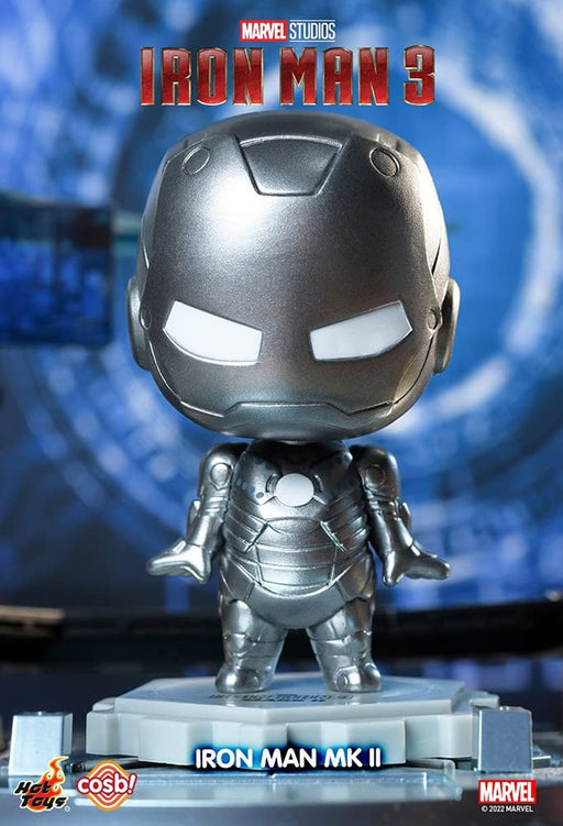 Marvel Iron Man 3 Mark 2 #022 cosb! Deformation Figure Silver 8cm CBX061 NEW_2
