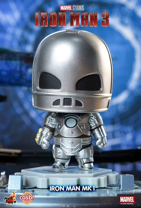 Hot Toys Marvel Iron Man 3 Mark 1 #021 Silver Cosbaby Figure 8cm CBX060 NEW_2