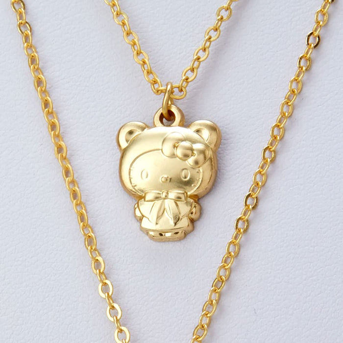 SANRIO Hello Kitty Necklace Birthday Series 2022 9x7x12.5cm 638480 18K Plating_4