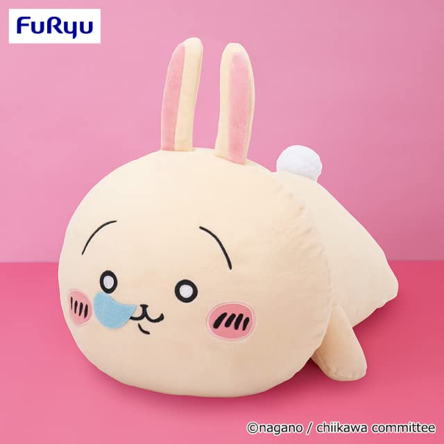 Chiikawa Sleeping Together Plush Doll Big Rabbit Usagi FuRyu Amusement Prize NEW_2