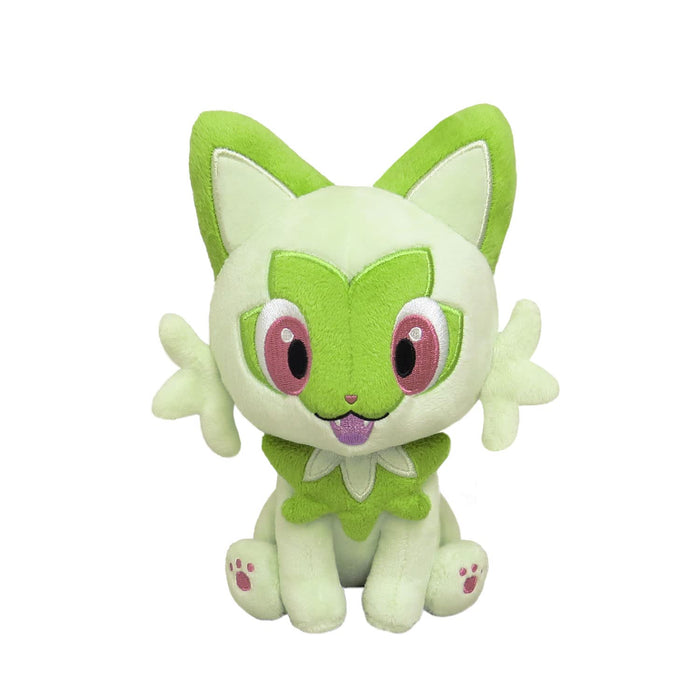 Pokemon All Star Collection Plush Doll Sprigatito S W13xD15xH18cm PP233 NEW_2