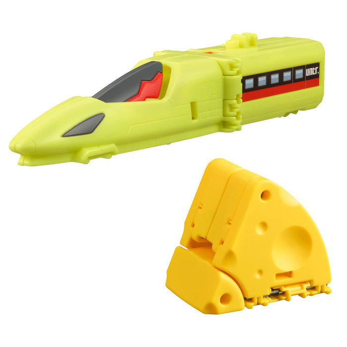 Bandai Unitroborn Unitrobo High Speed Train Cheese Plastic Action Figure Yellow_3