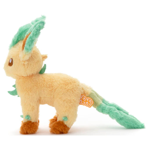 Pokemon Plush Doll Leafeon S size Kuta kuta tatta TAKARATOMY A.R.T.S. ‎737022_2