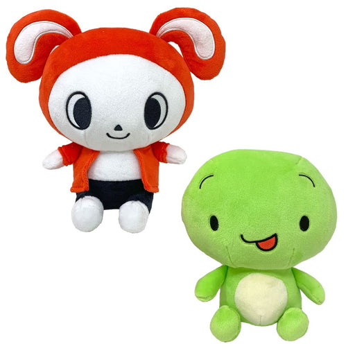 BANPRESTO Maizen Sisters Big Size Sitting Plush Doll 21cm Micky & Zenichi NEW_1