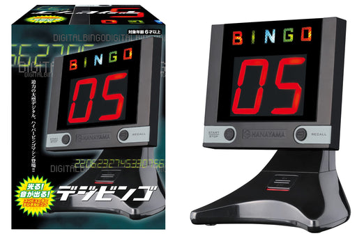 Hanayama Electronic Bingo machine The digibingo black Battery Powered LED NEW_2