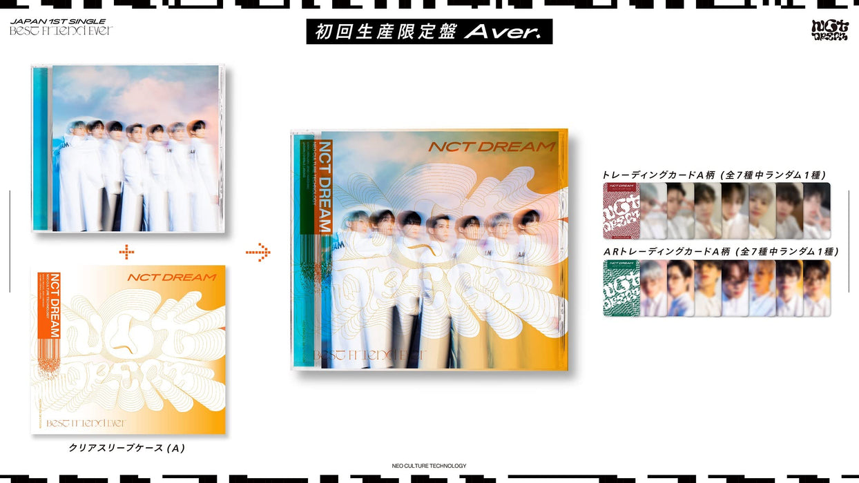 [CD] Best Friend Ever First Edition Type A NCT DREAM w/ Case Card AVCK-79899 NEW_2