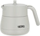 Thermos vacuum insulated teapot with strainer 450ml light gray TTE-450 LGY NEW_1