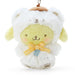 Sanrio Pompompurin Mascot Holder Keychain Fluffy Snow Design 15x8x15.5cm 539961_2