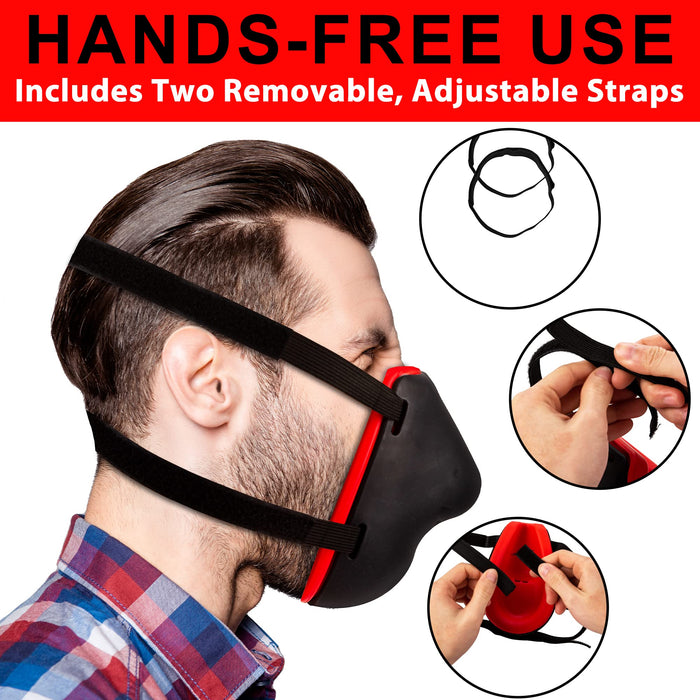 Tilcare Voice Damper Soundproof Mask For Singers Stress Relief Scream Mask NEW_3
