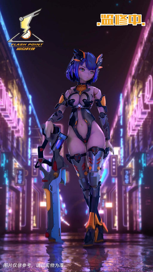Flash Point Hina 1/12 scale PVC&ABS Painted Action Figure 160mm cyberpunk style_2