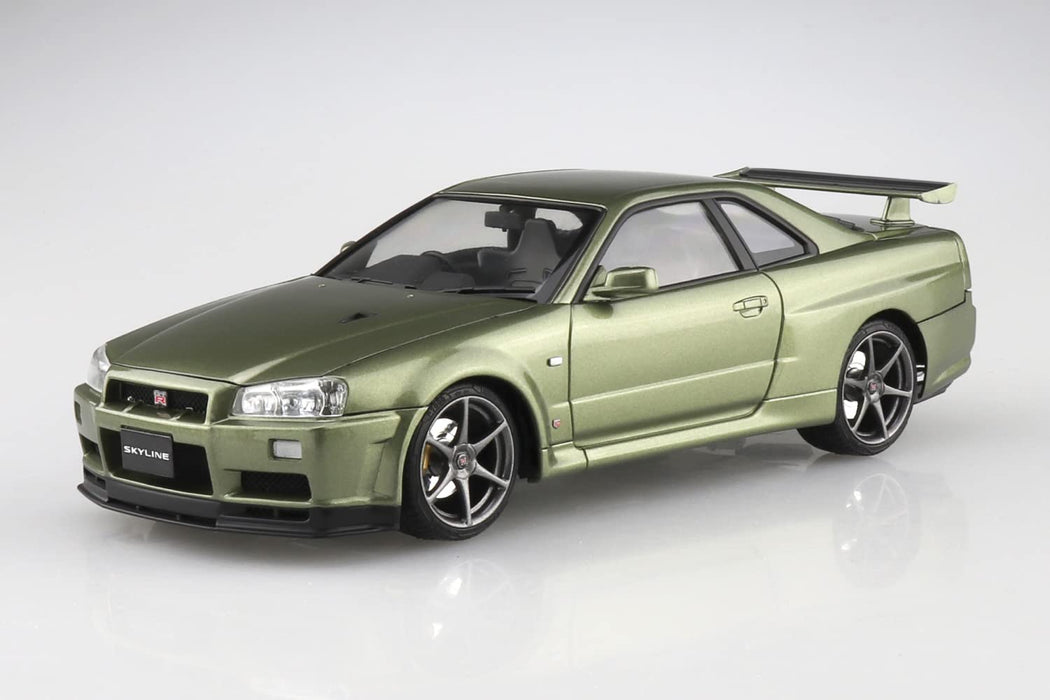 Aoshima 1/24 Pre-paint Model Series Nissan Skyline GTR BNR34 V-Spec II Kit ‎03-C_2