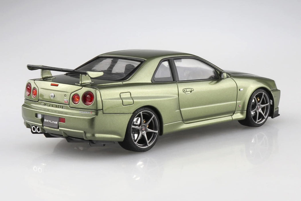 Aoshima 1/24 Pre-paint Model Series Nissan Skyline GTR BNR34 V-Spec II Kit ‎03-C_3